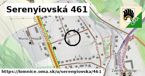 Serenyiovská 461, Lomnice