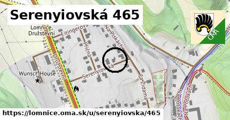 Serenyiovská 465, Lomnice