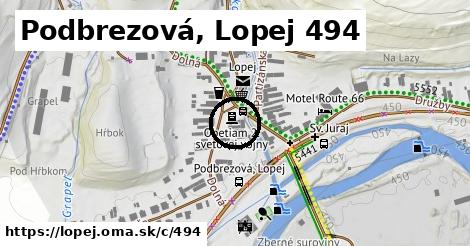 Podbrezová, Lopej <span class="supisne">494</span>