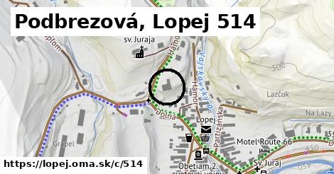 Podbrezová, Lopej <span class="supisne">514</span>