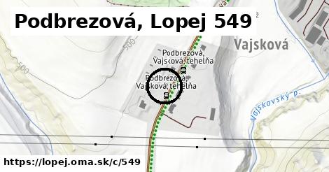 Podbrezová, Lopej <span class="supisne">549</span>