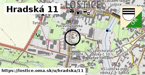 Hradská 11, Loštice