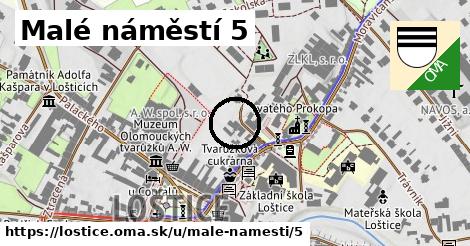 Malé náměstí 5, Loštice