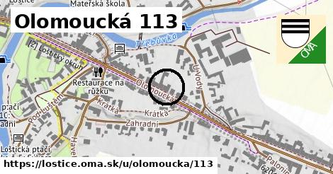 Olomoucká 113, Loštice