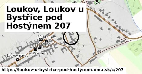 Loukov, Loukov u Bystřice pod Hostýnem <span class="supisne">207</span>