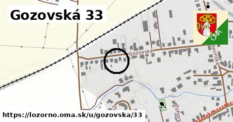 Gozovská 33, Lozorno