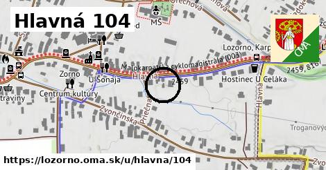 Hlavná 104, Lozorno