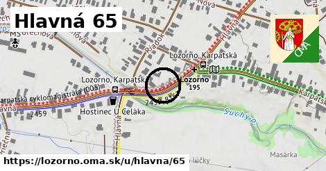 Hlavná 65, Lozorno