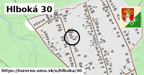 Hlboká 30, Lozorno