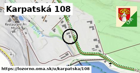 Karpatská 108, Lozorno