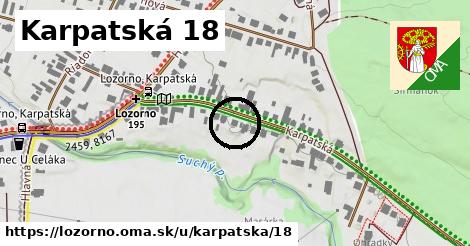 Karpatská 18, Lozorno