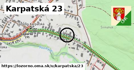 Karpatská 23, Lozorno