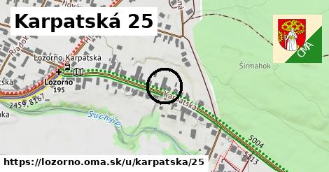 Karpatská 25, Lozorno