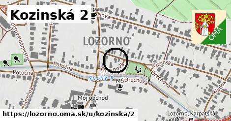 Kozinská 2, Lozorno
