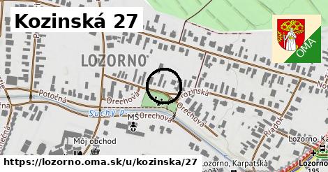 Kozinská 27, Lozorno