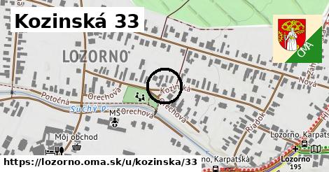 Kozinská 33, Lozorno