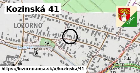 Kozinská 41, Lozorno