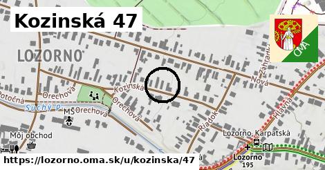 Kozinská 47, Lozorno