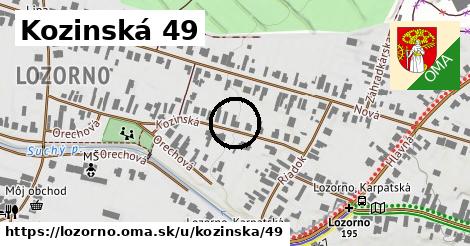 Kozinská 49, Lozorno