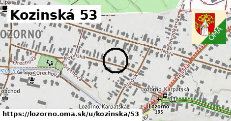 Kozinská 53, Lozorno