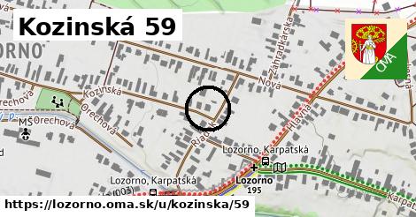 Kozinská 59, Lozorno