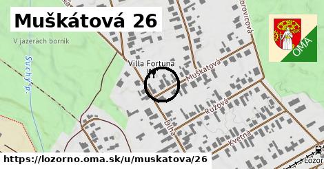 Muškátová 26, Lozorno