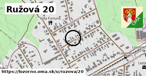Ružová 20, Lozorno
