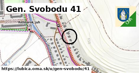 Gen. Svobodu 41, Ľubica