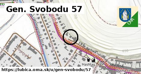 Gen. Svobodu 57, Ľubica