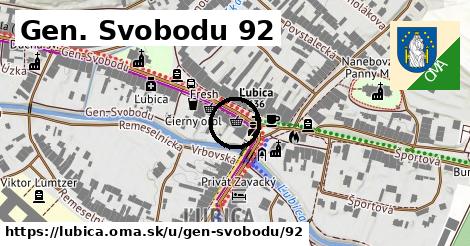 Gen. Svobodu 92, Ľubica