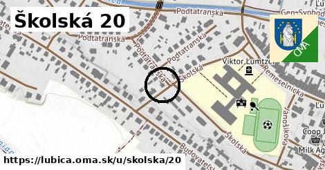 Školská 20, Ľubica