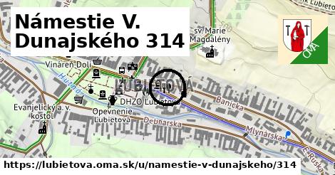 Námestie V. Dunajského 314, Ľubietová