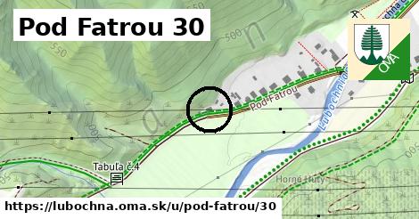 Pod Fatrou 30, Ľubochňa