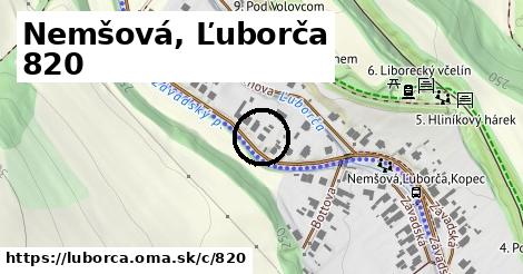 Nemšová, Ľuborča <span class="supisne">820</span>