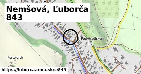 Nemšová, Ľuborča <span class="supisne">843</span>