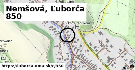Nemšová, Ľuborča <span class="supisne">850</span>