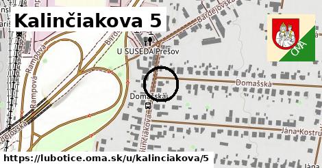 Kalinčiakova 5, Ľubotice