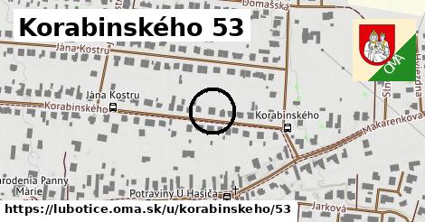 Korabinského 53, Ľubotice