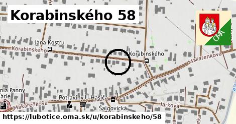 Korabinského 58, Ľubotice