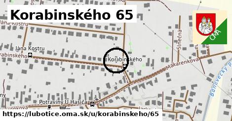 Korabinského 65, Ľubotice