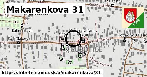 Makarenkova 31, Ľubotice