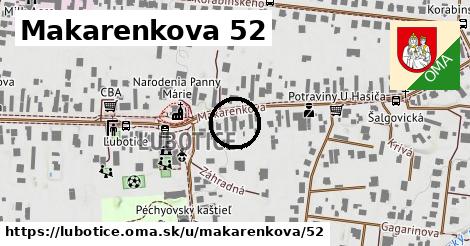 Makarenkova 52, Ľubotice