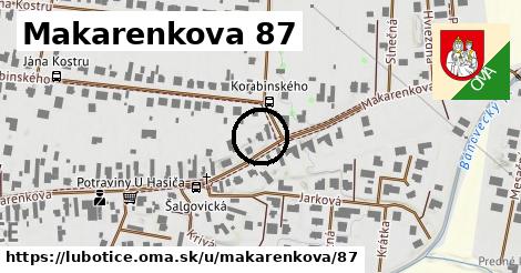 Makarenkova 87, Ľubotice