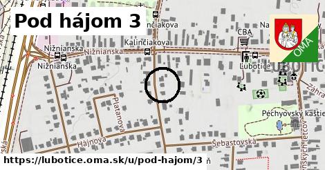 Pod hájom 3, Ľubotice