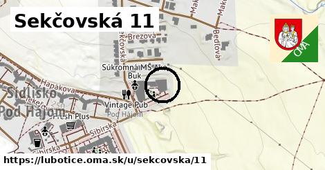 Sekčovská 11, Ľubotice