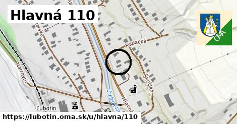 Hlavná 110, Ľubotín