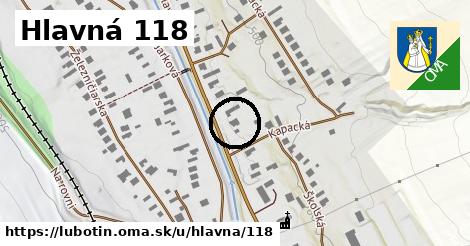 Hlavná 118, Ľubotín