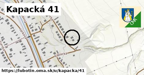 Kapacká 41, Ľubotín