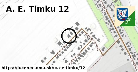 A. E. Timku 12, Lučenec