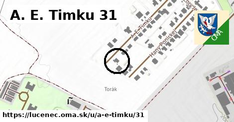 A. E. Timku 31, Lučenec